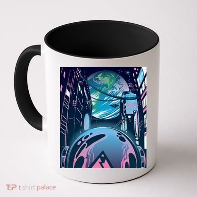 Futuristic Neon Future Coffee Mug
