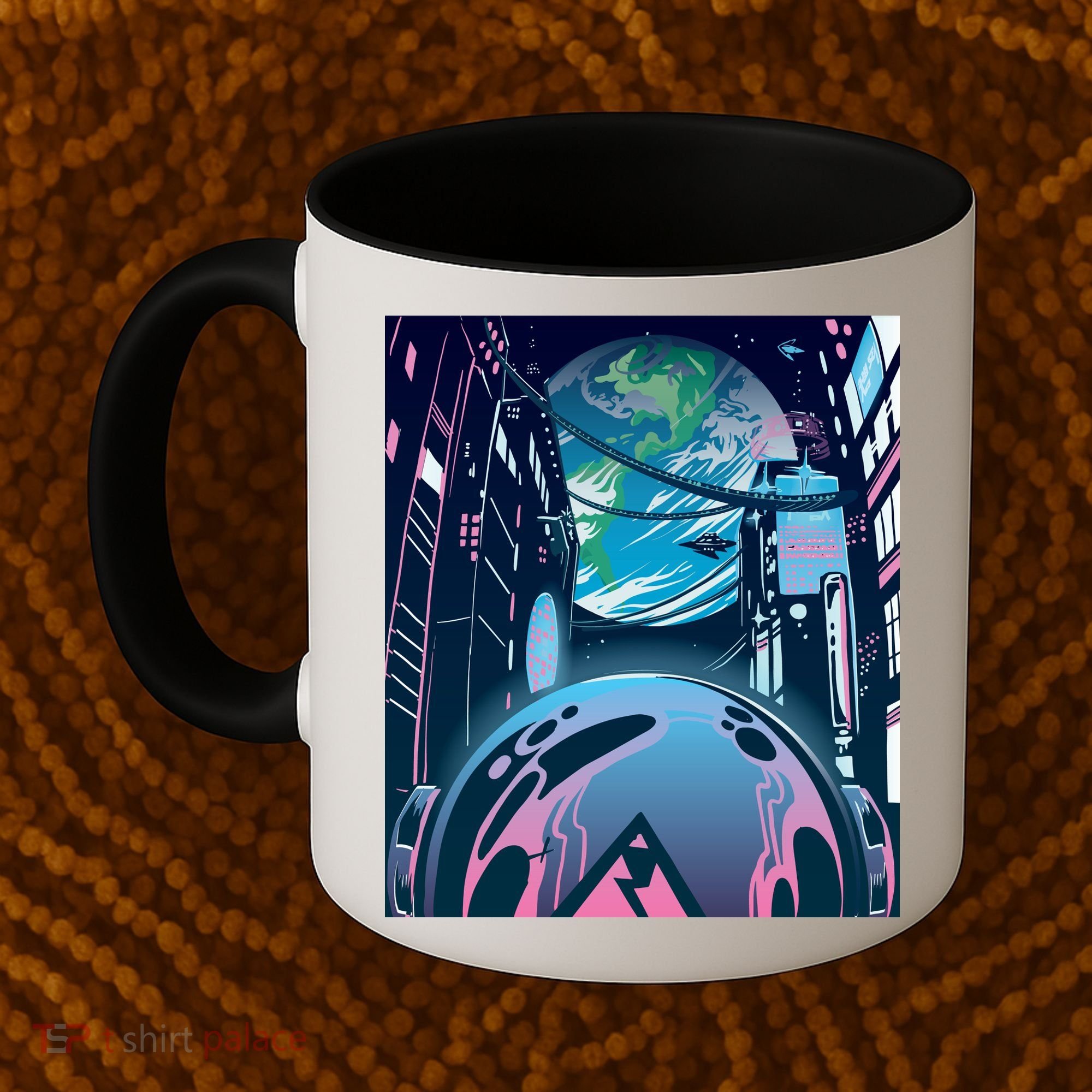 Futuristic Neon Future Coffee Mug