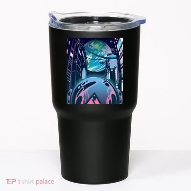Futuristic Neon Future Tumbler