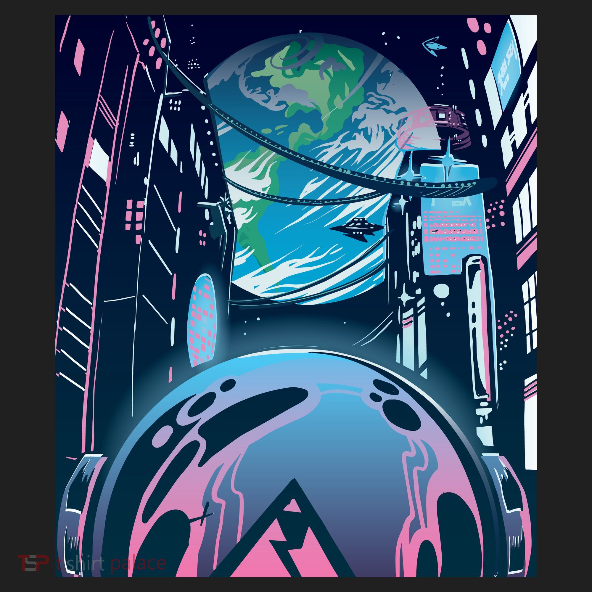 Futuristic Neon Future Tumbler
