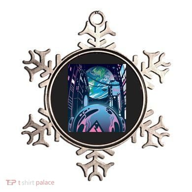 Futuristic Neon Future Ornament