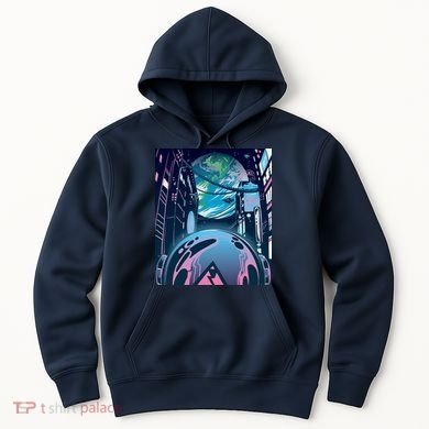 Futuristic Neon Future Hoodie