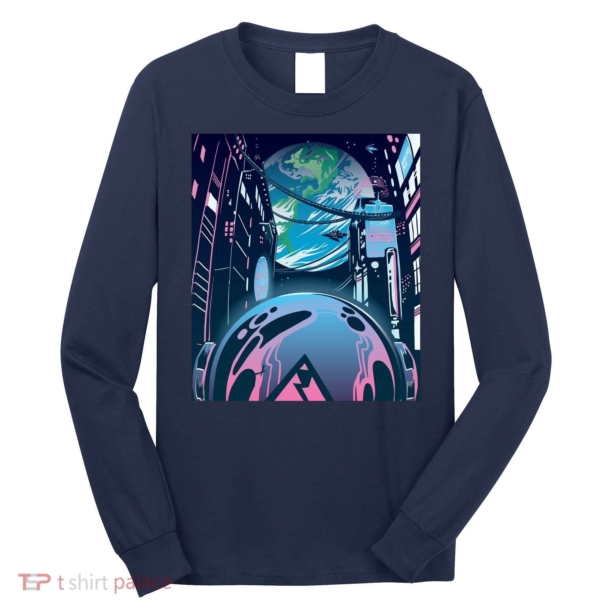 Futuristic Neon Future Long Sleeve Shirt