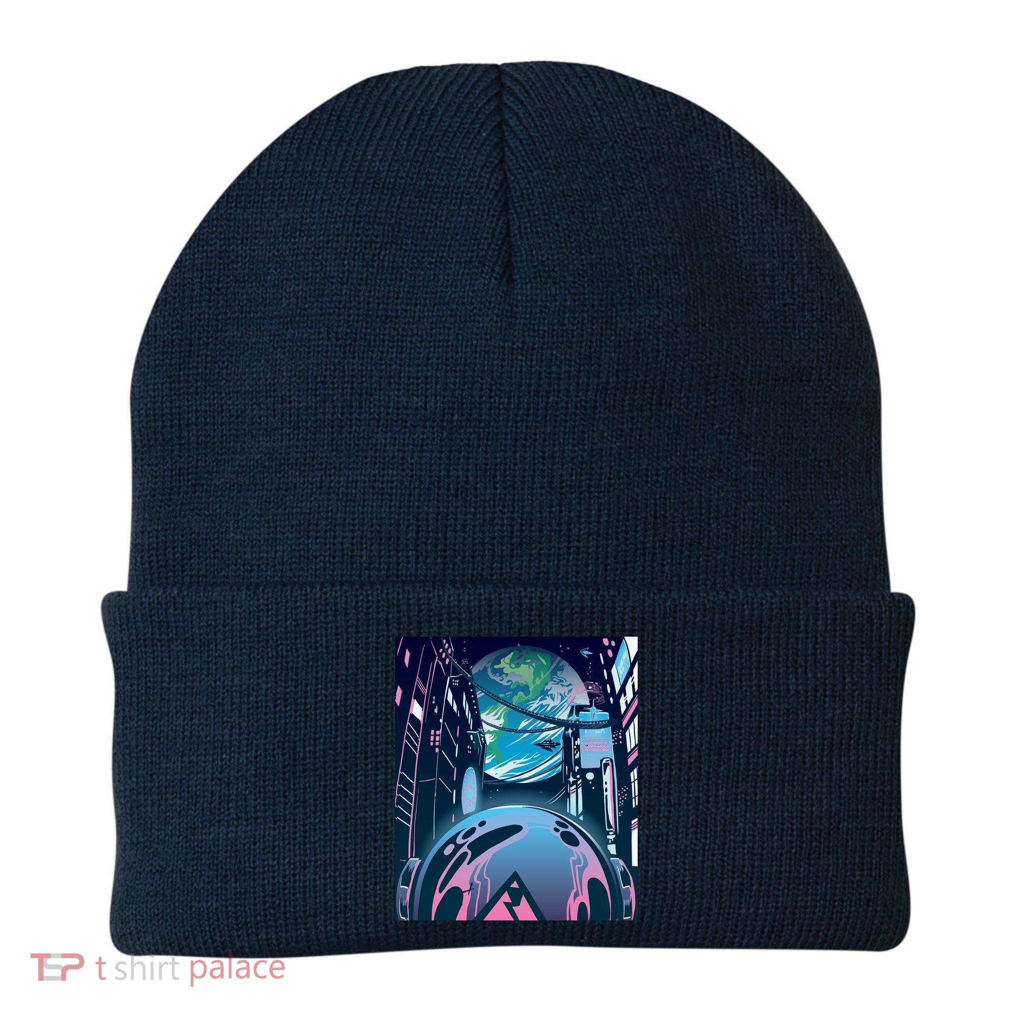 Futuristic Neon Future Beanie