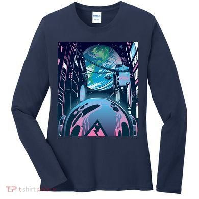 Futuristic Neon Future Women's Long Sleeve Shirt