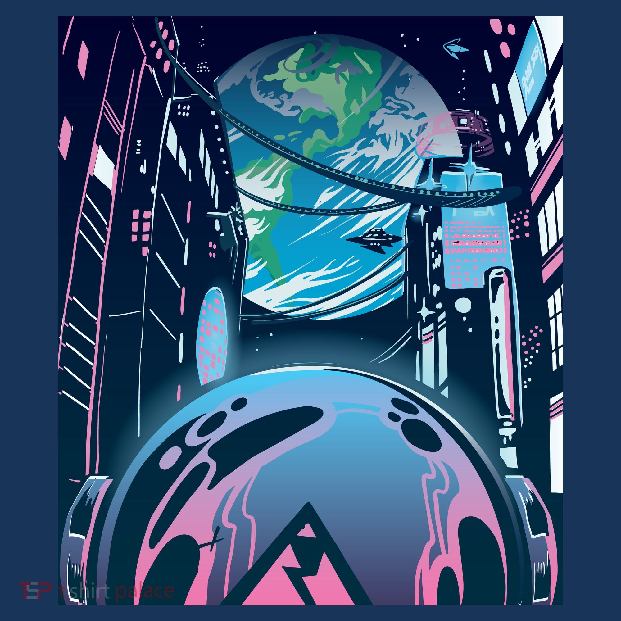 Futuristic Neon Future Women's Long Sleeve Shirt