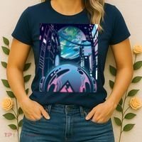 Futuristic Neon Future Women's T-Shirt thumb 2