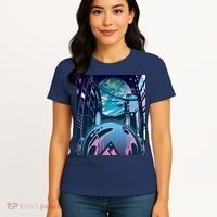 Futuristic Neon Future Women's T-Shirt thumb 4
