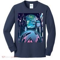 Futuristic Neon Future Kids Long Sleeve Shirt thumb 0