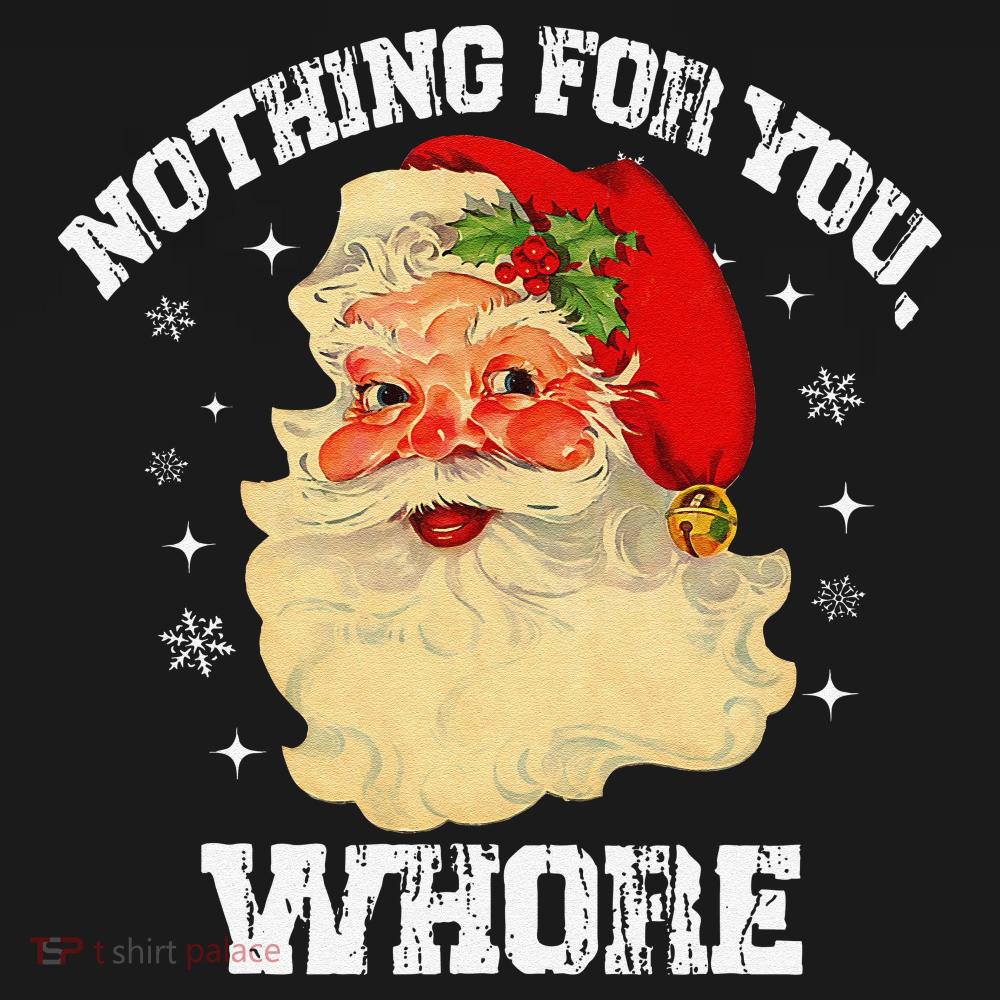 Funny Nothing For You Whore Santa Claus Christmas Women's Hoodie
