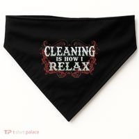 Funny Neat Freak Clean Home Organization House Cleaning USA-Made Doggie Bandana thumb 0