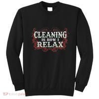 Funny Neat Freak Clean Home Organization House Cleaning Sweatshirt thumb 0