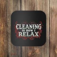 Funny Neat Freak Clean Home Organization House Cleaning Coaster thumb 0