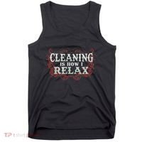 Funny Neat Freak Clean Home Organization House Cleaning Tank Top thumb 0