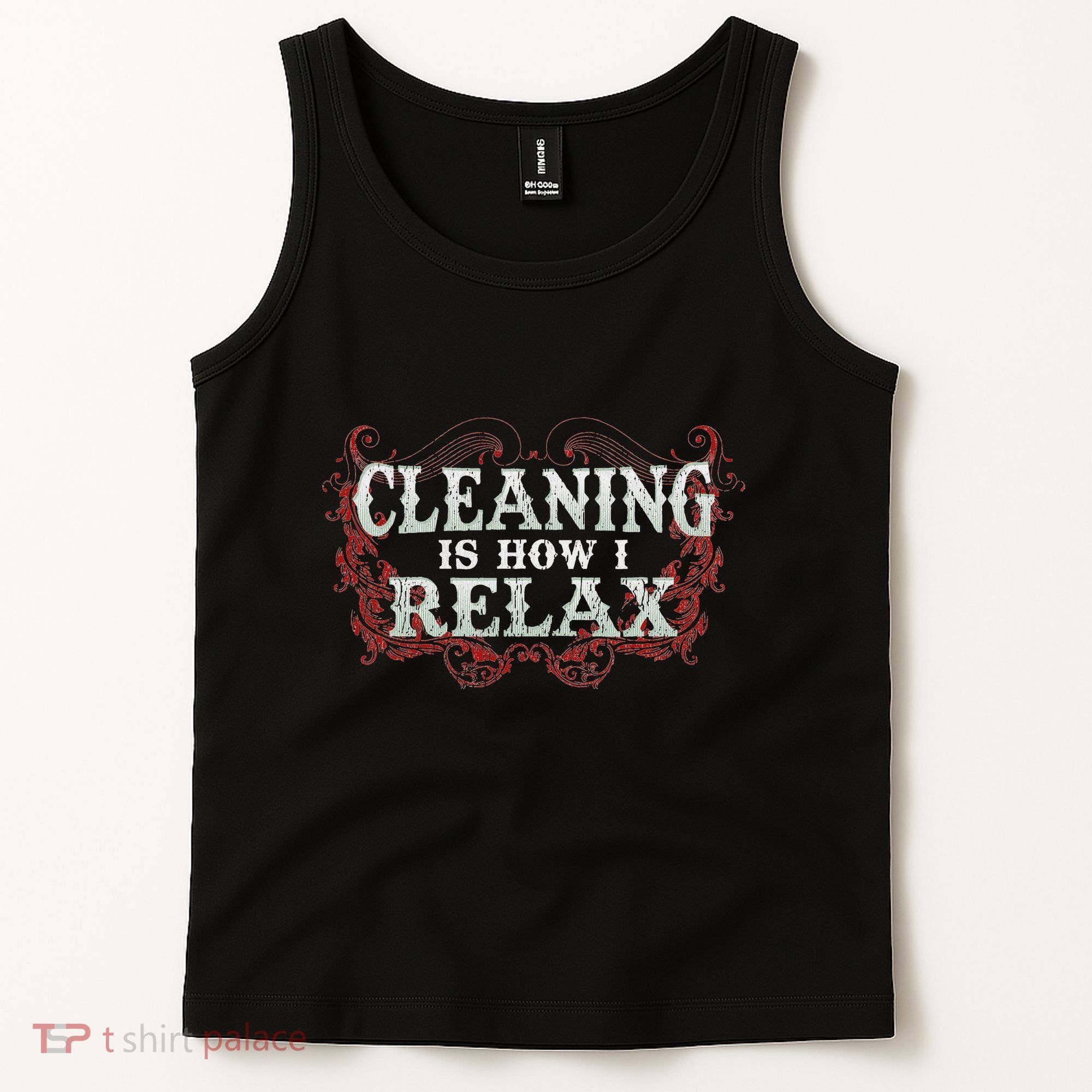 Funny Neat Freak Clean Home Organization House Cleaning Tank Top