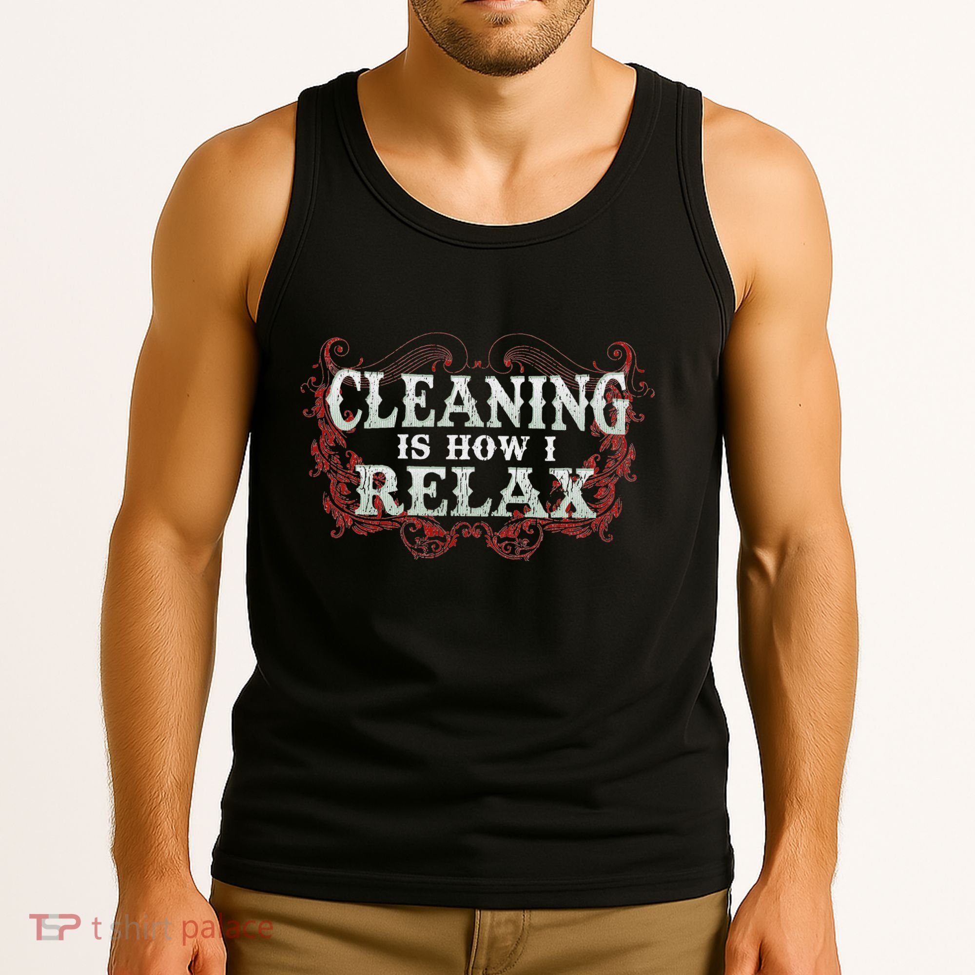 Funny Neat Freak Clean Home Organization House Cleaning Tank Top