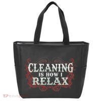 Funny Neat Freak Clean Home Organization House Cleaning Tote Bag thumb 0
