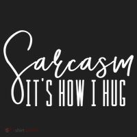Funny Novelty Funny Gift For Sarcasm It's How I Hug Beanie thumb 2