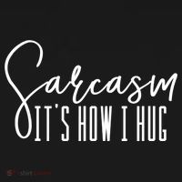 Funny Novelty Funny Gift For Sarcasm It's How I Hug Visor thumb 3