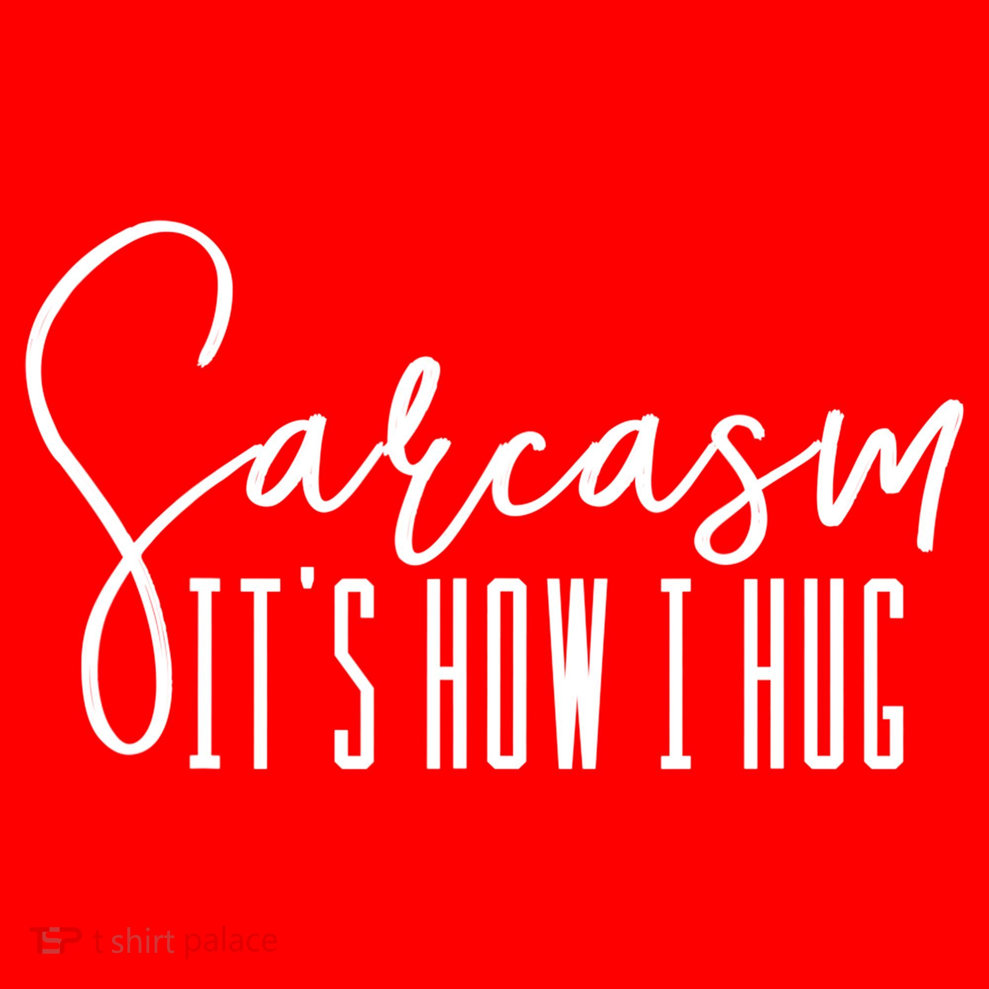 Funny Novelty Funny Gift For Sarcasm It's How I Hug Santa Hat