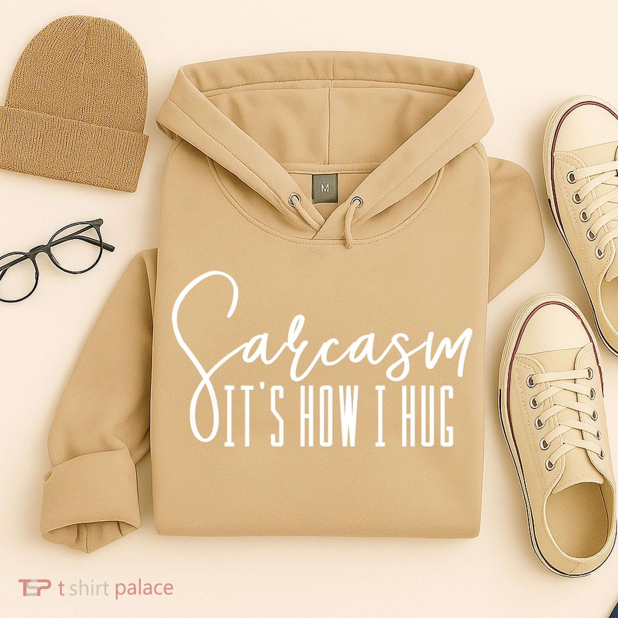 Funny Novelty Funny Gift For Sarcasm It's How I Hug Hoodie