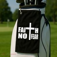 Faith Not Fear Golf Towel thumb 2