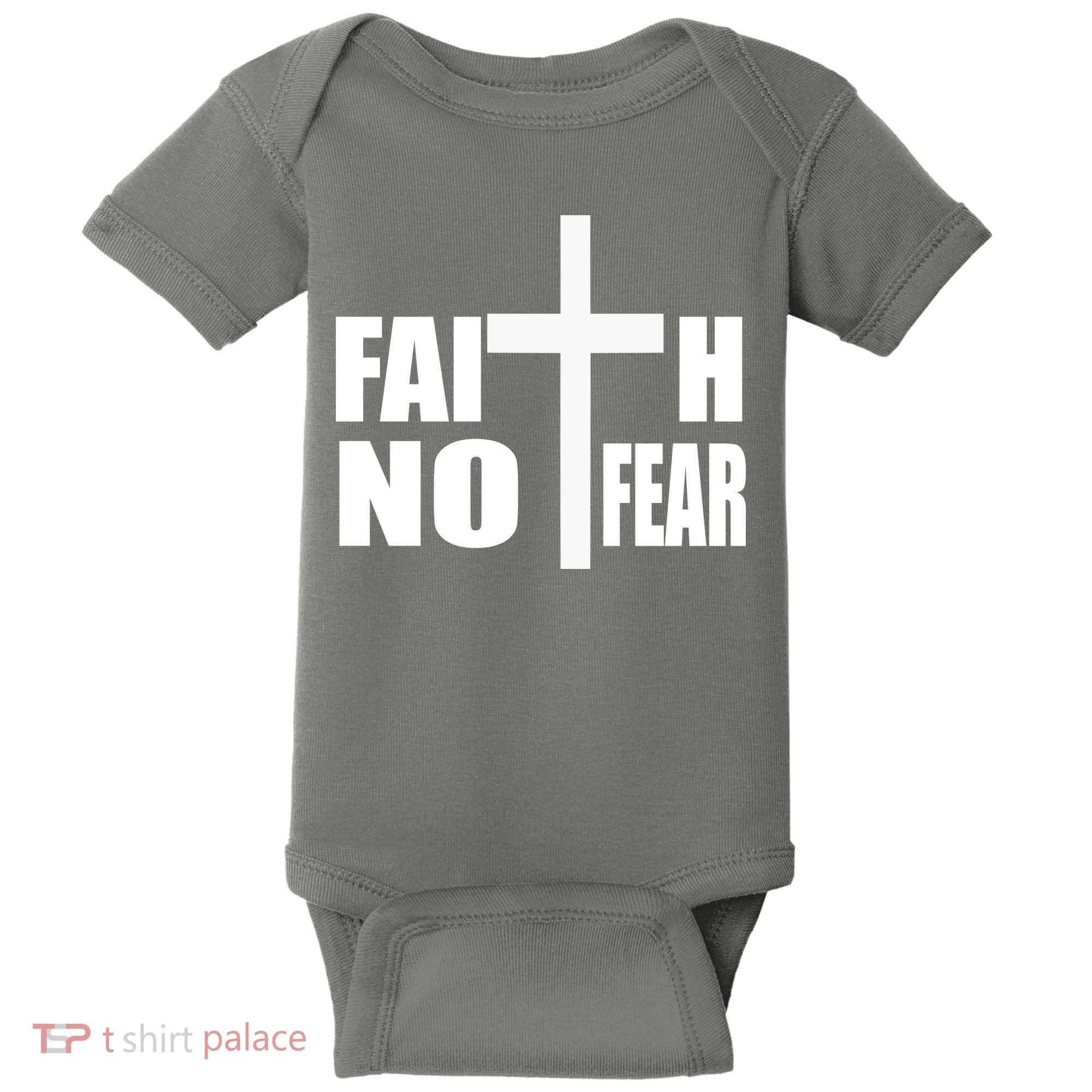 Faith Not Fear Baby Bodysuit