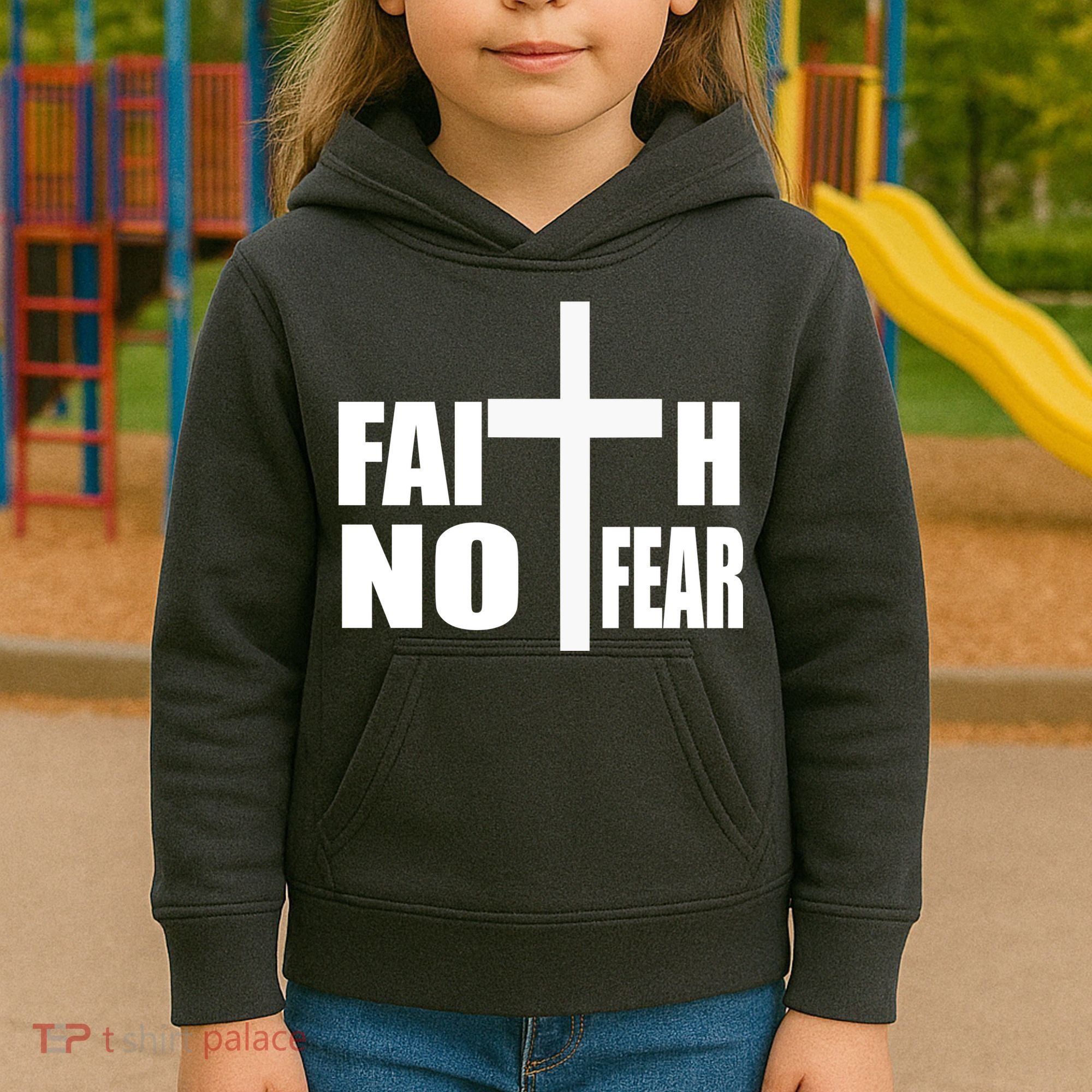 Faith Not Fear Kids Hoodie
