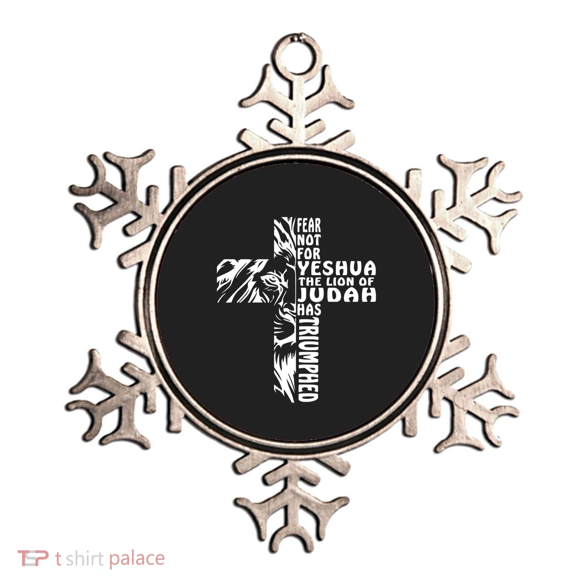 Fear Not For Yeshua The Lion Of Judah Has Triumphed Gift Ornament