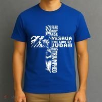 Fear Not For Yeshua The Lion Of Judah Has Triumphed Gift T-Shirt thumb 3
