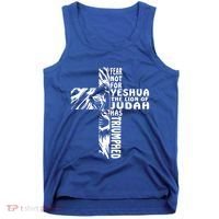 Fear Not For Yeshua The Lion Of Judah Has Triumphed Gift Tank Top thumb 0