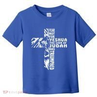 Fear Not For Yeshua The Lion Of Judah Has Triumphed Gift Toddler T-Shirt thumb 0