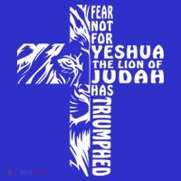 Fear Not For Yeshua The Lion Of Judah Has Triumphed Gift Kids Sweatshirt thumb 2