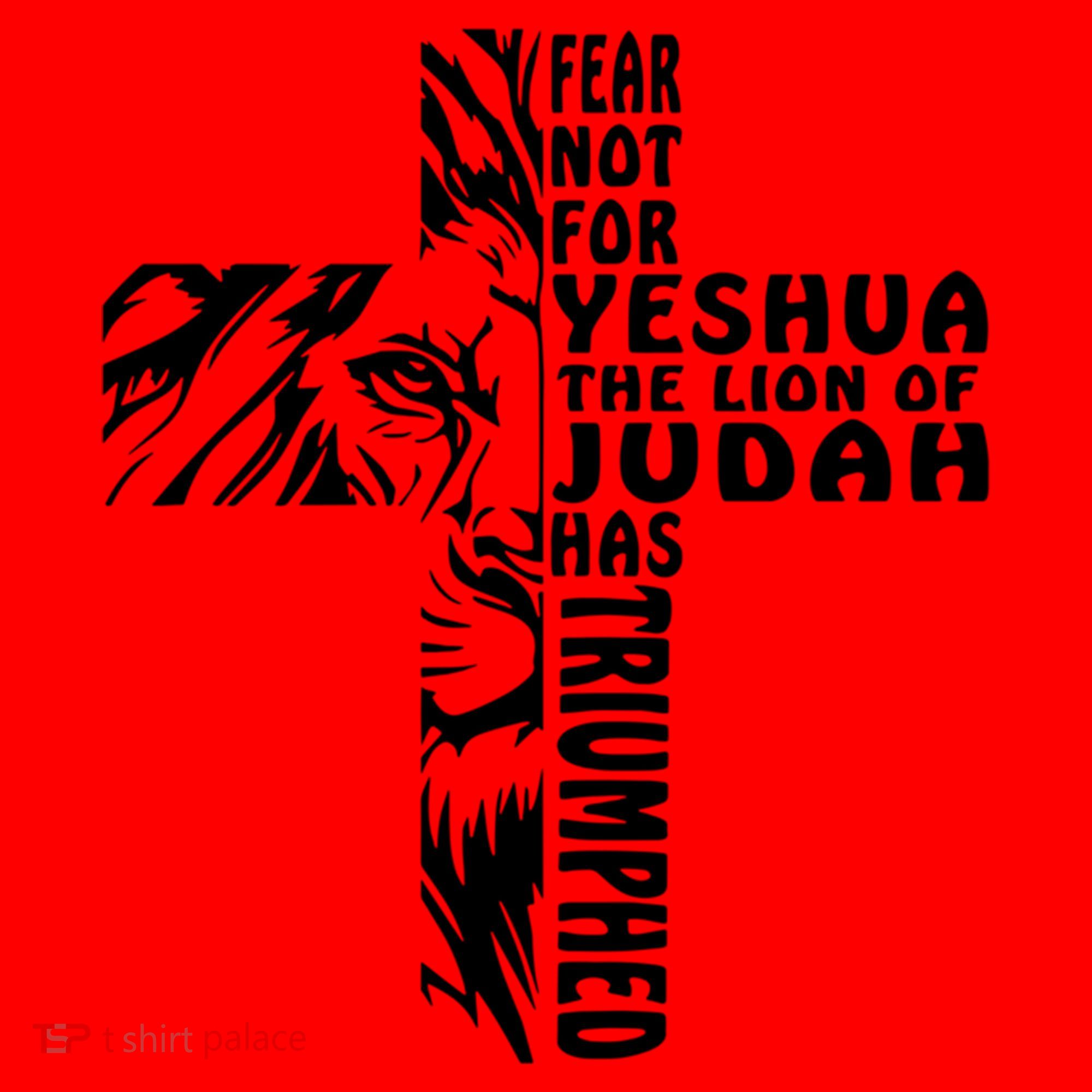 Fear Not For Yeshua The Lion Of Judah Has Triumphed Gift Santa Hat