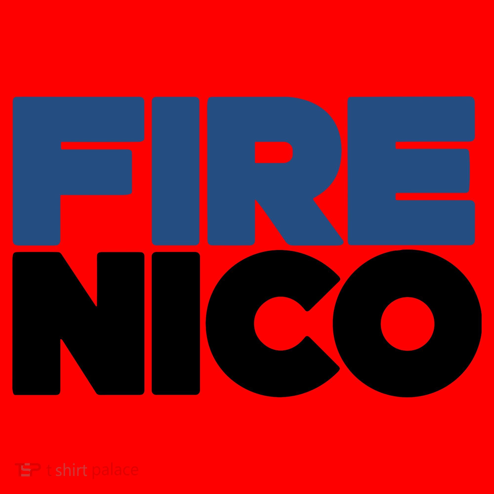Fire Nico Santa Hat