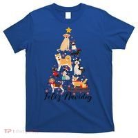 Feliz Navidog Funny Christmas Tree Lights Dog Lovers Gifts T-Shirt thumb 0