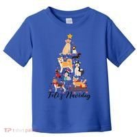 Feliz Navidog Funny Christmas Tree Lights Dog Lovers Gifts Toddler T-Shirt thumb 0