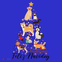 Feliz Navidog Funny Christmas Tree Lights Dog Lovers Gifts Visor thumb 3