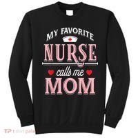 Funny Nurse Gift My Favorite Call Me Mom Sweatshirt thumb 0