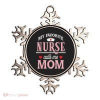 Funny Nurse Gift My Favorite Call Me Mom Ornament thumb 0