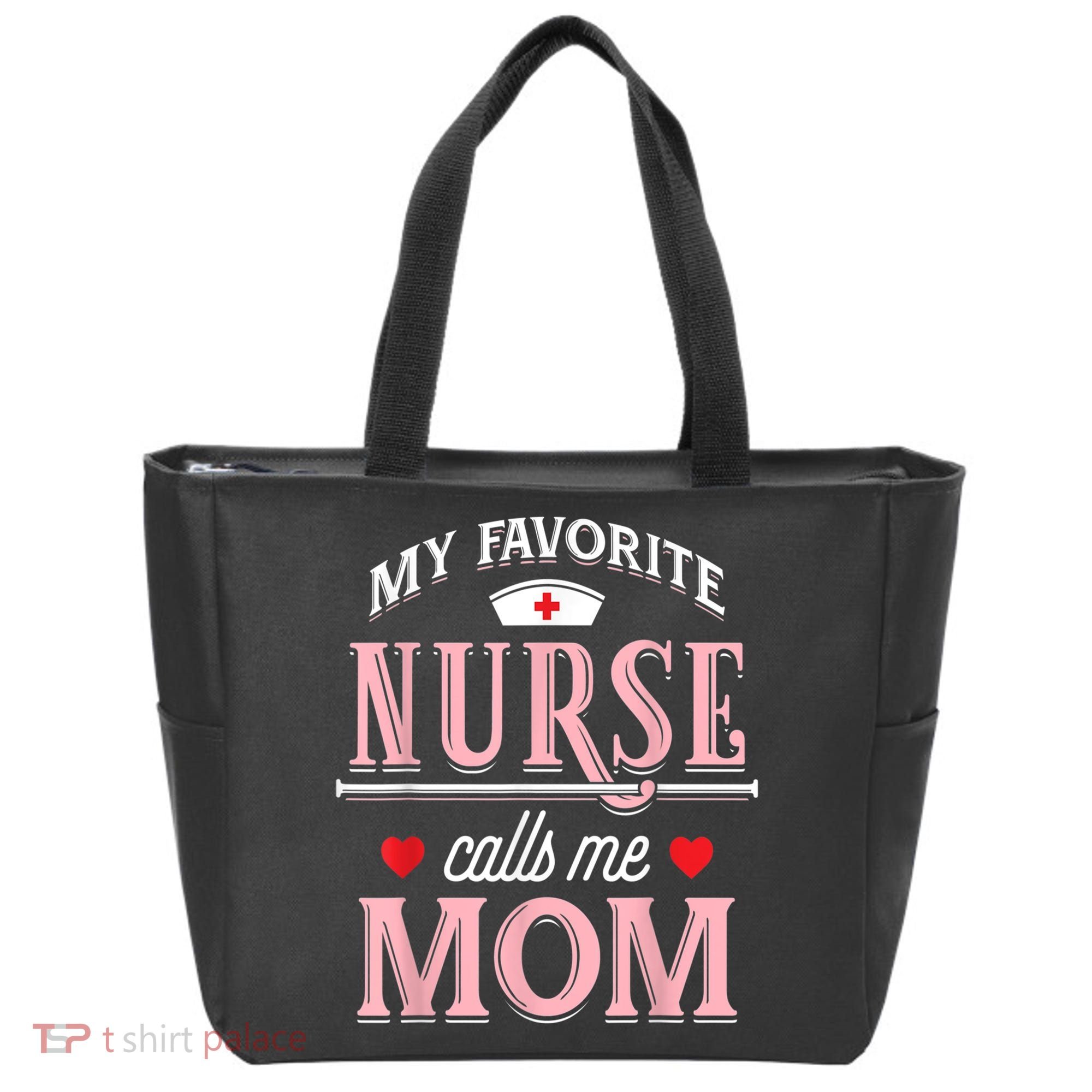 Funny Nurse Gift My Favorite Call Me Mom Tote Bag