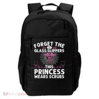 Funny Nurse Gift Cool This Princess Wears Scrubs Gift Backpack thumb 0