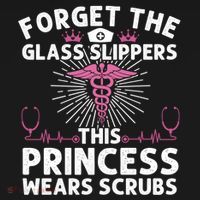 Funny Nurse Gift Cool This Princess Wears Scrubs Gift Bucket Hat thumb 4