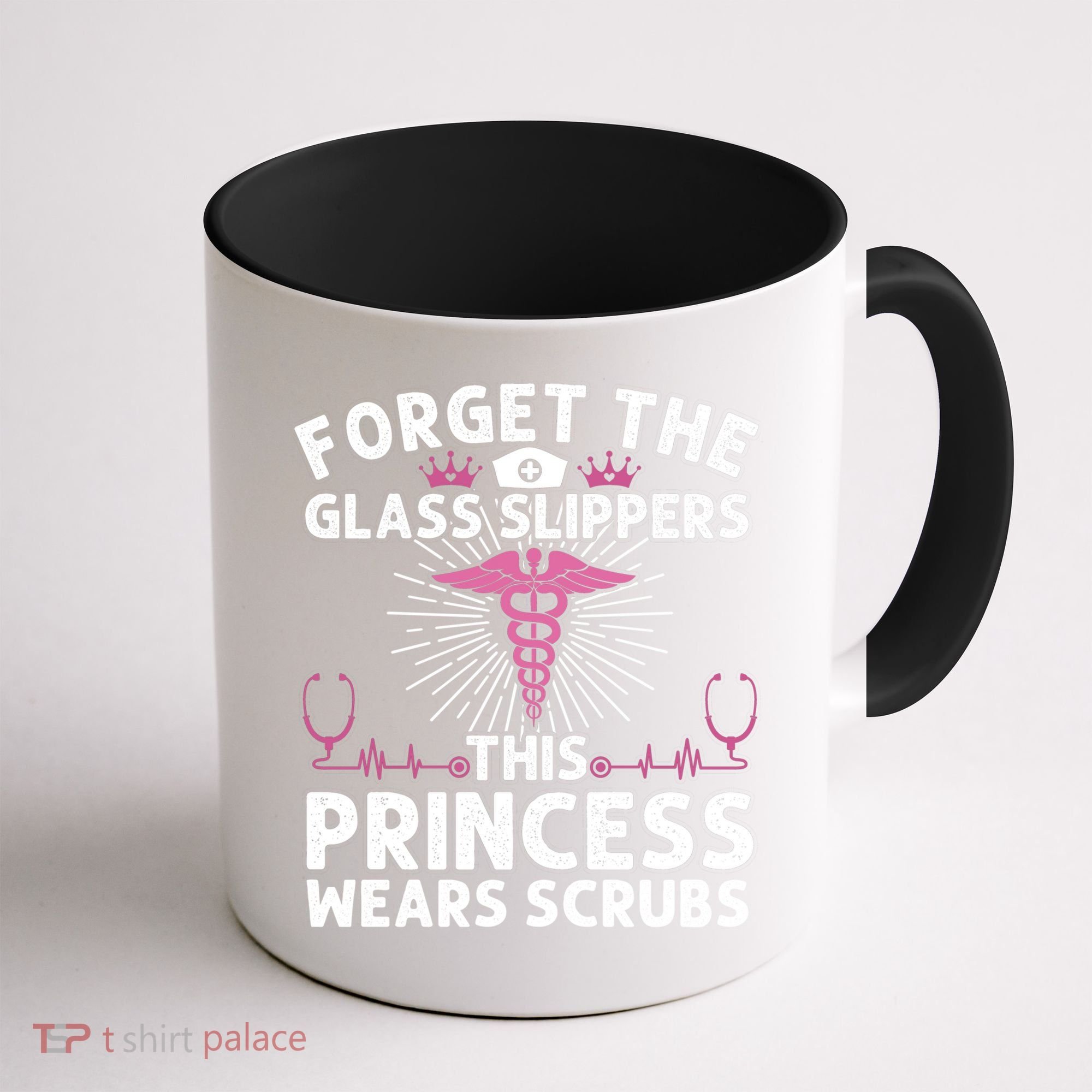 Funny Nurse Gift Cool This Princess Wears Scrubs Gift Coffee Mug