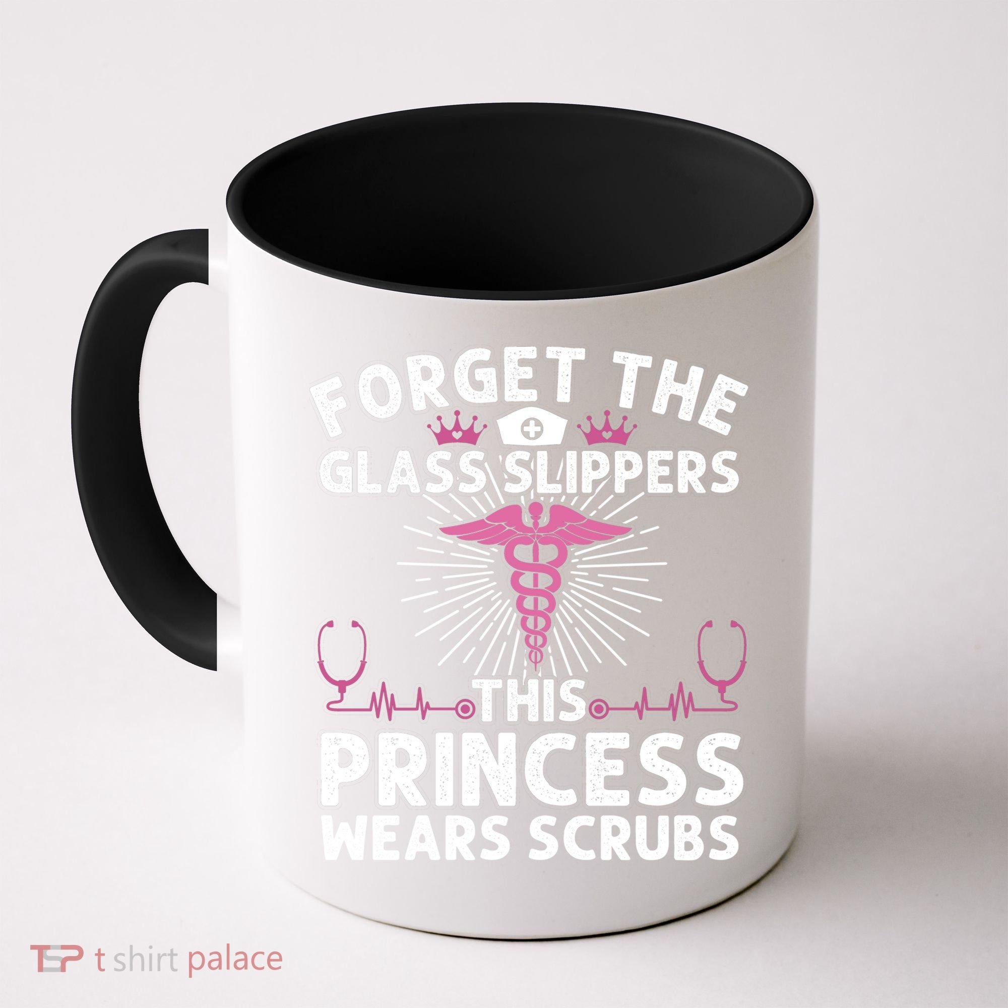 Funny Nurse Gift Cool This Princess Wears Scrubs Gift Coffee Mug