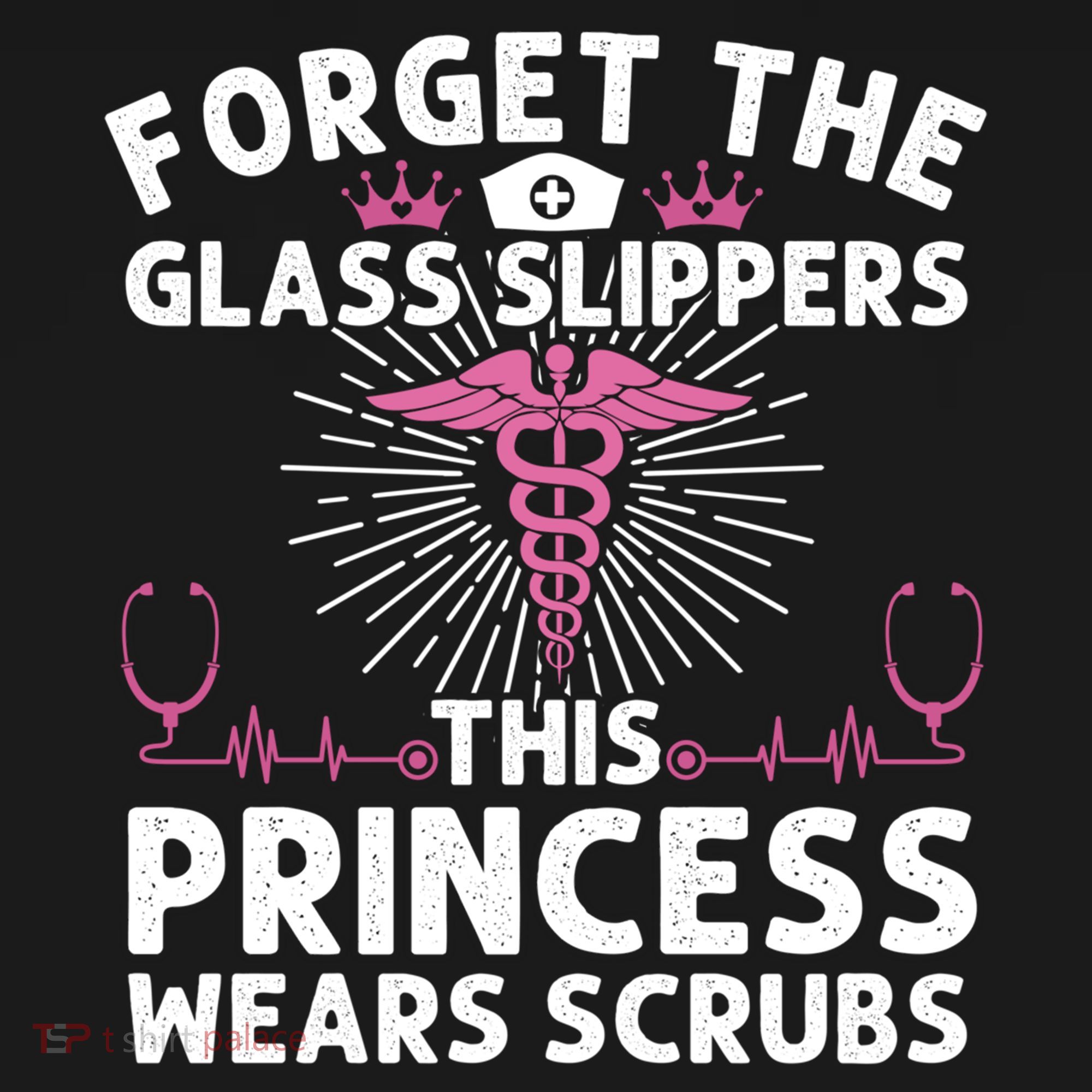 Funny Nurse Gift Cool This Princess Wears Scrubs Gift Women's Hoodie