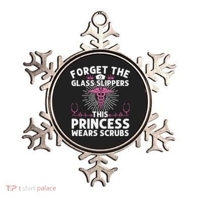 Funny Nurse Gift Cool This Princess Wears Scrubs Gift Ornament