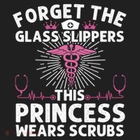Funny Nurse Gift Cool This Princess Wears Scrubs Gift Hat thumb 2