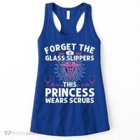 Funny Nurse Gift Cool This Princess Wears Scrubs Gift Women's Tank Top thumb 0