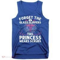 Funny Nurse Gift Cool This Princess Wears Scrubs Gift Tank Top thumb 0